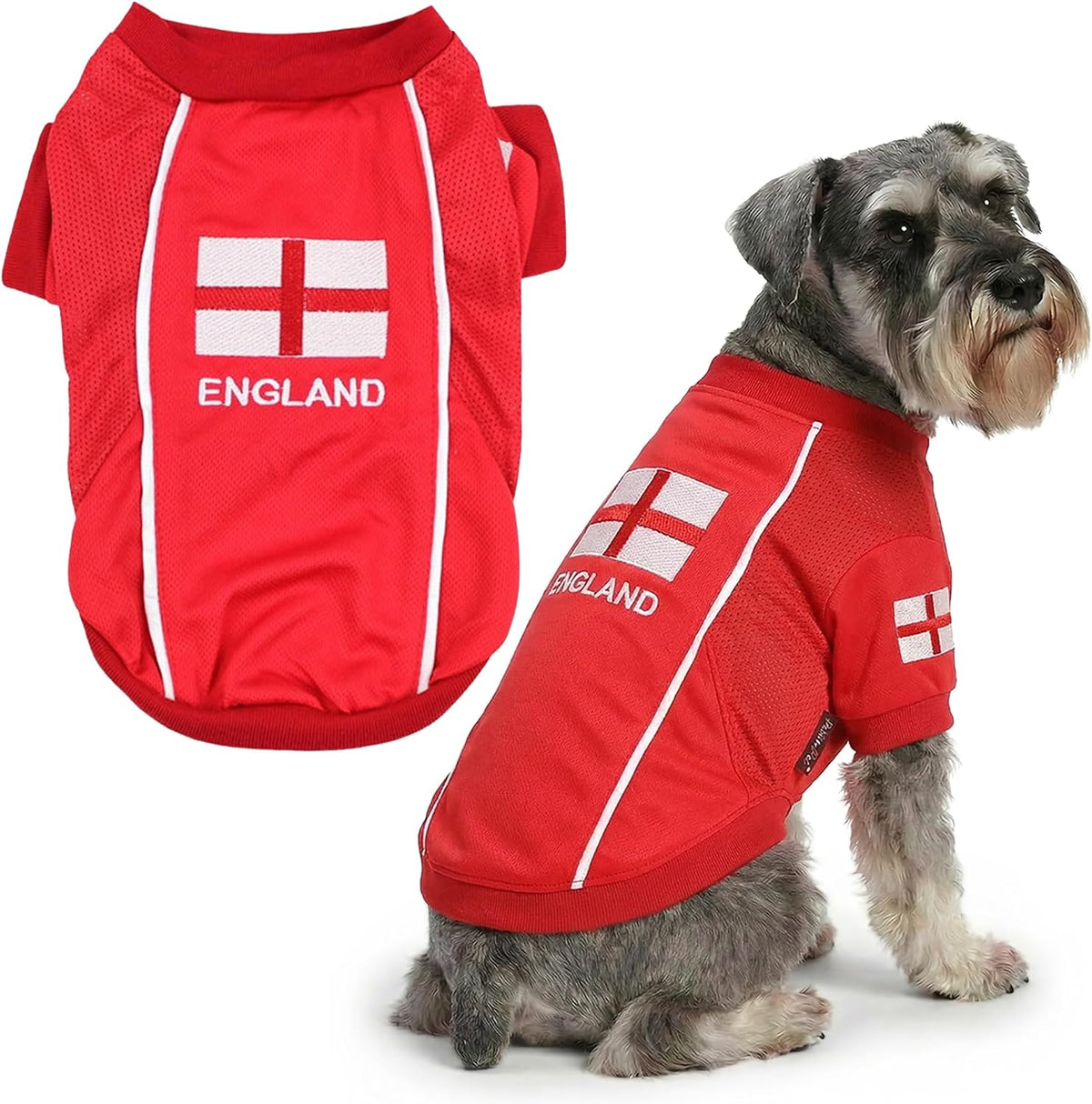 Parisian Pet Soccer Jersey for Dogs – Breathable Mesh Team Jersey, XS–5XL