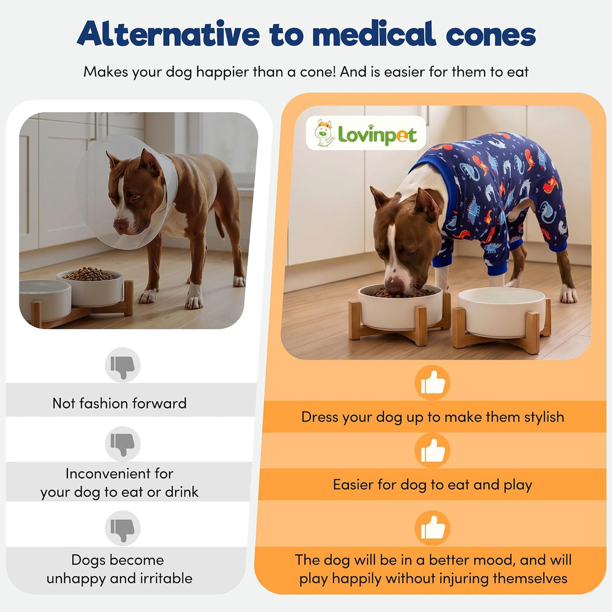 LovinPet Dog Pajamas & Bodysuit – 6 Styles, M–3XL