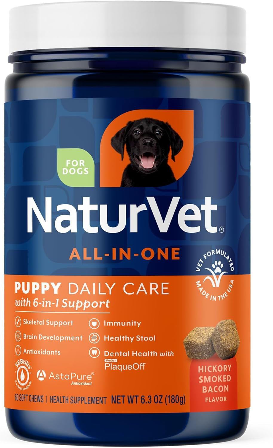Dog Multivitamin Soft Chews 10 in 1 Joint Skin Digestion Immune 60ct Puppy- 60 Soft Chews