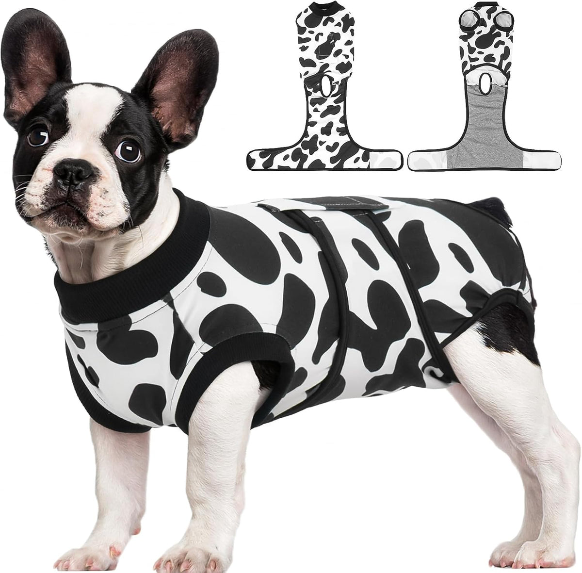 Kuoser Recovery Suit for Dogs & Cats – Soft Cotton Surgery Suit, XS–2XL