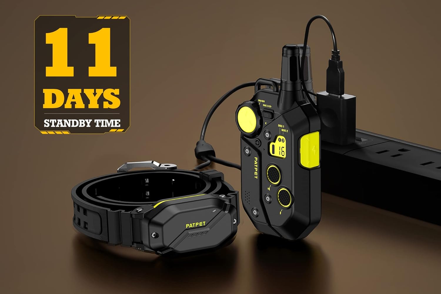 Dog Training Collar Remote Waterproof 3/4 Mile Range Rechargeable