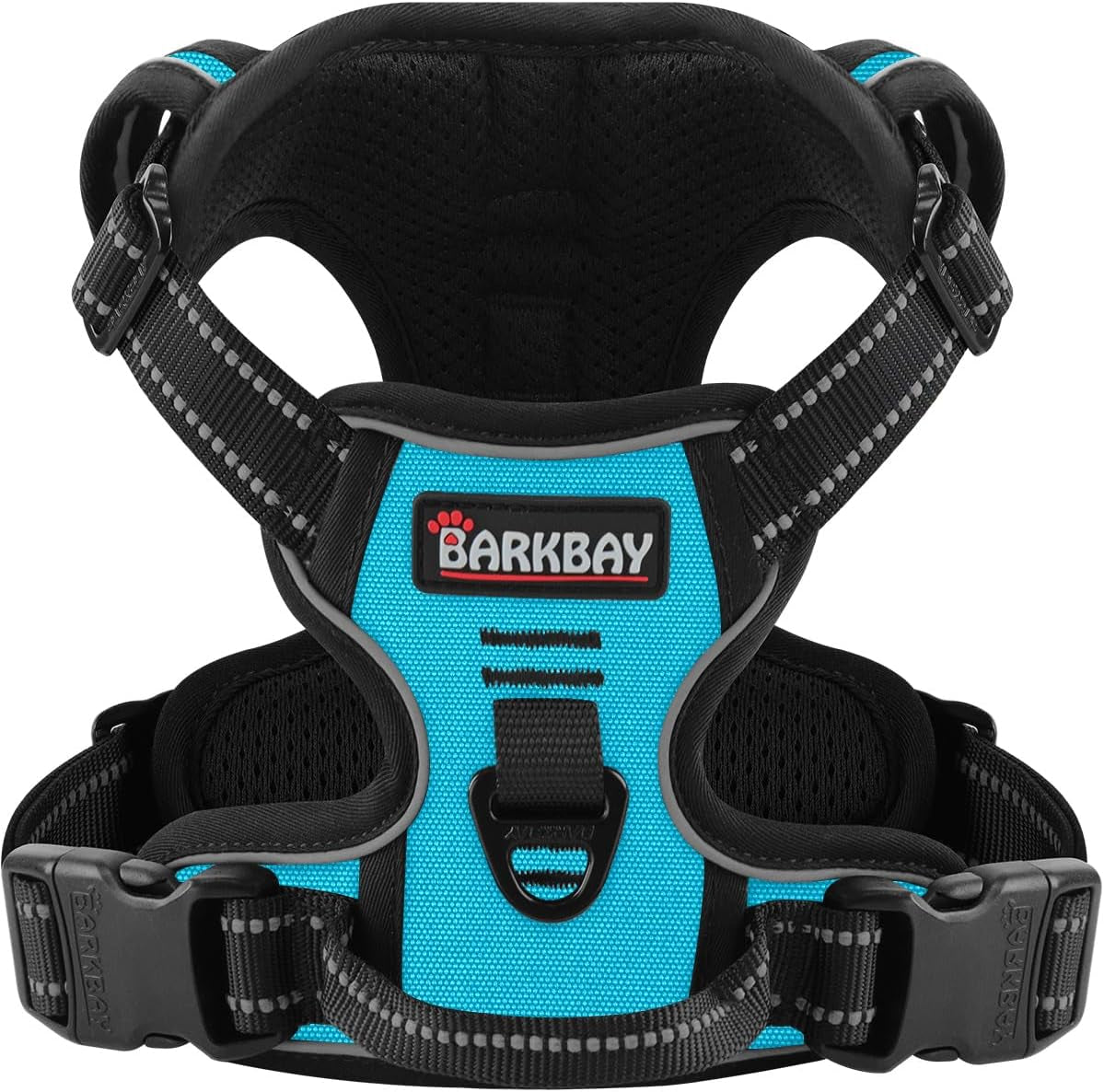 No Pull Dog Harness Adjustable Reflective Oxford Vest Small Medium Large Dogs Blue