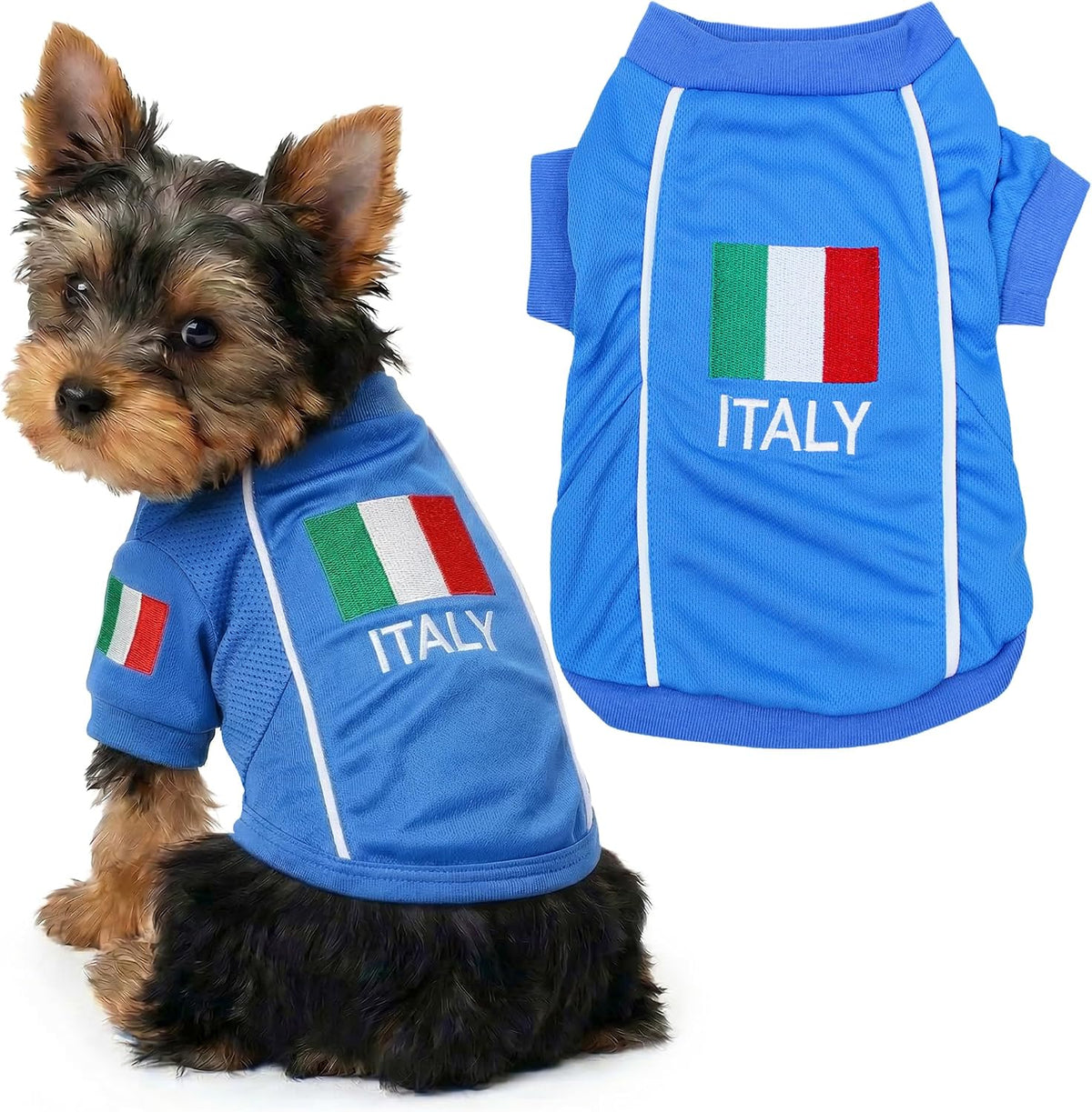 Parisian Pet Soccer Jersey for Dogs – Breathable Mesh Team Jersey, XS–5XL