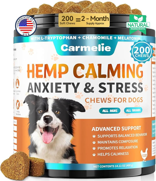 Hemp Calming Chews for Dogs — Natural Anxiety & Stress Relief | 200 Count Default Title