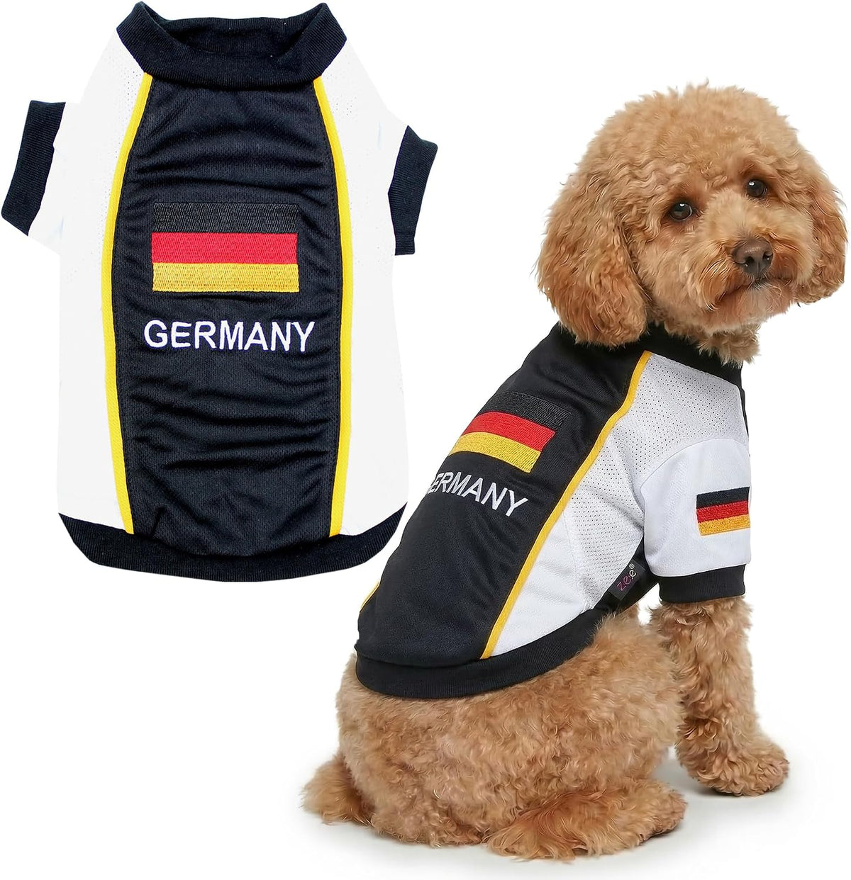 Parisian Pet Soccer Jersey for Dogs – Breathable Mesh Team Jersey, XS–5XL