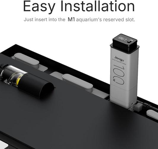 Digital 100W aquarium heater designed for the M1 smart tank