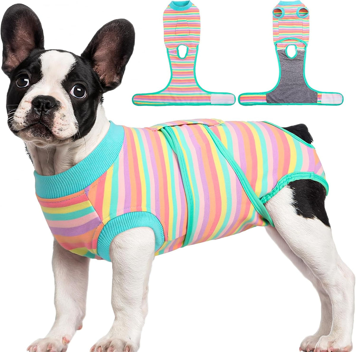 Kuoser Recovery Suit for Dogs & Cats – Soft Cotton Surgery Suit, XS–2XL