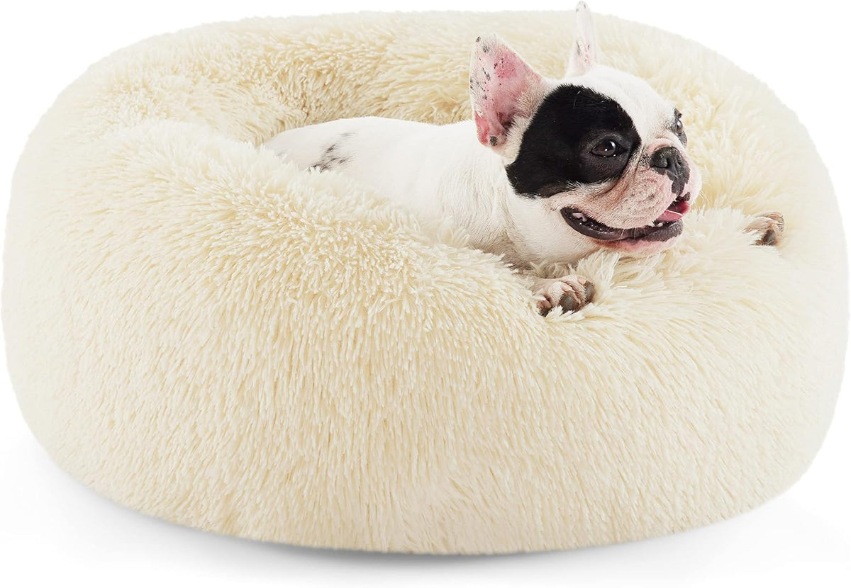 Bedsure Calming Donut Pet Bed – Multiple Sizes & Colors