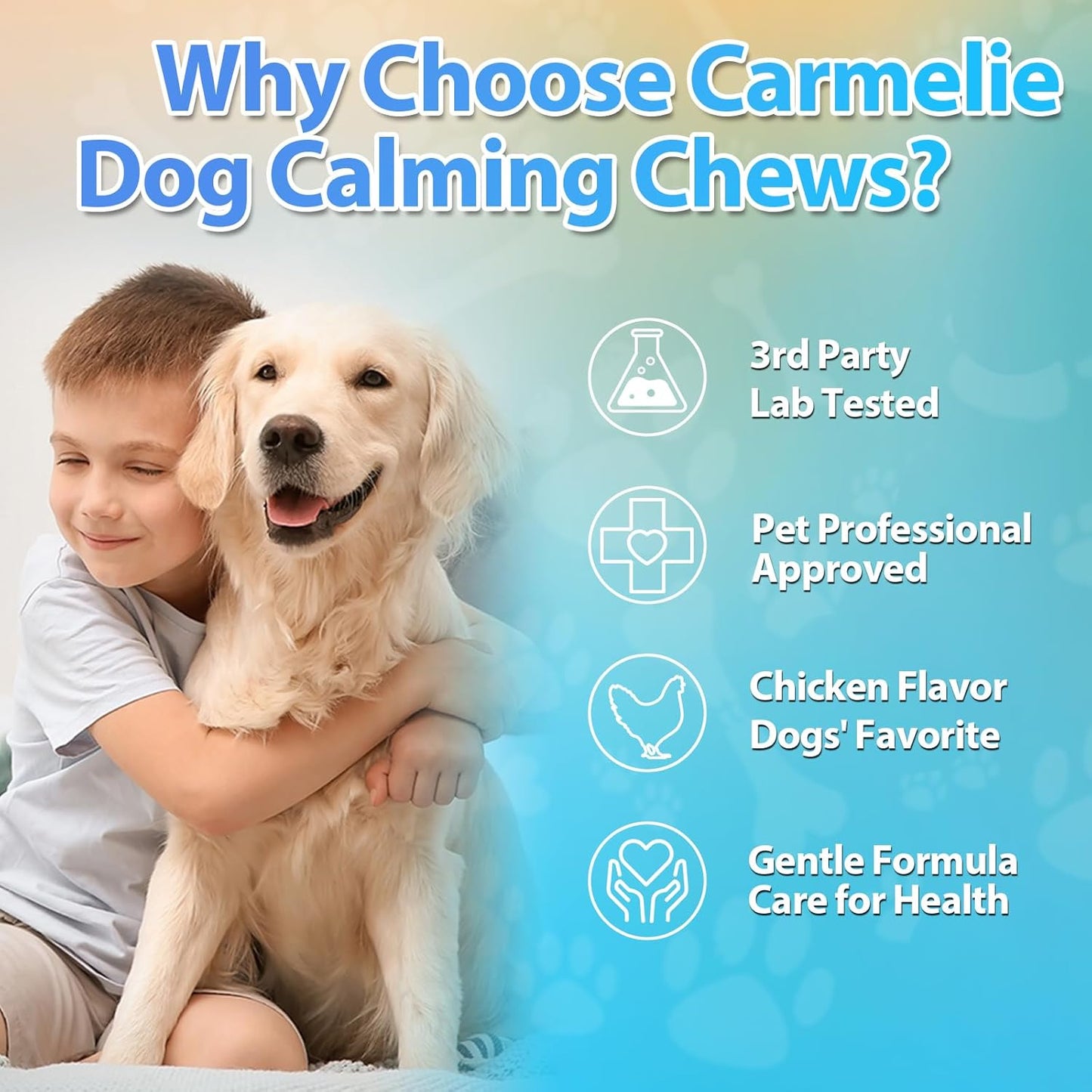 Hemp Calming Chews for Dogs — Natural Anxiety & Stress Relief | 200 Count