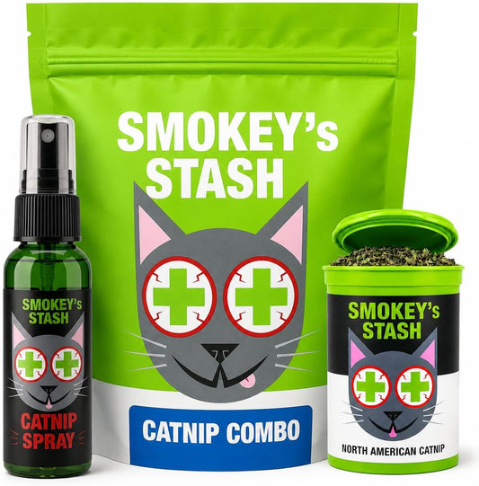 Catnip Spray & Organic Dried Catnip Bundle for Cats | USA Made Cat Training Set Default Title