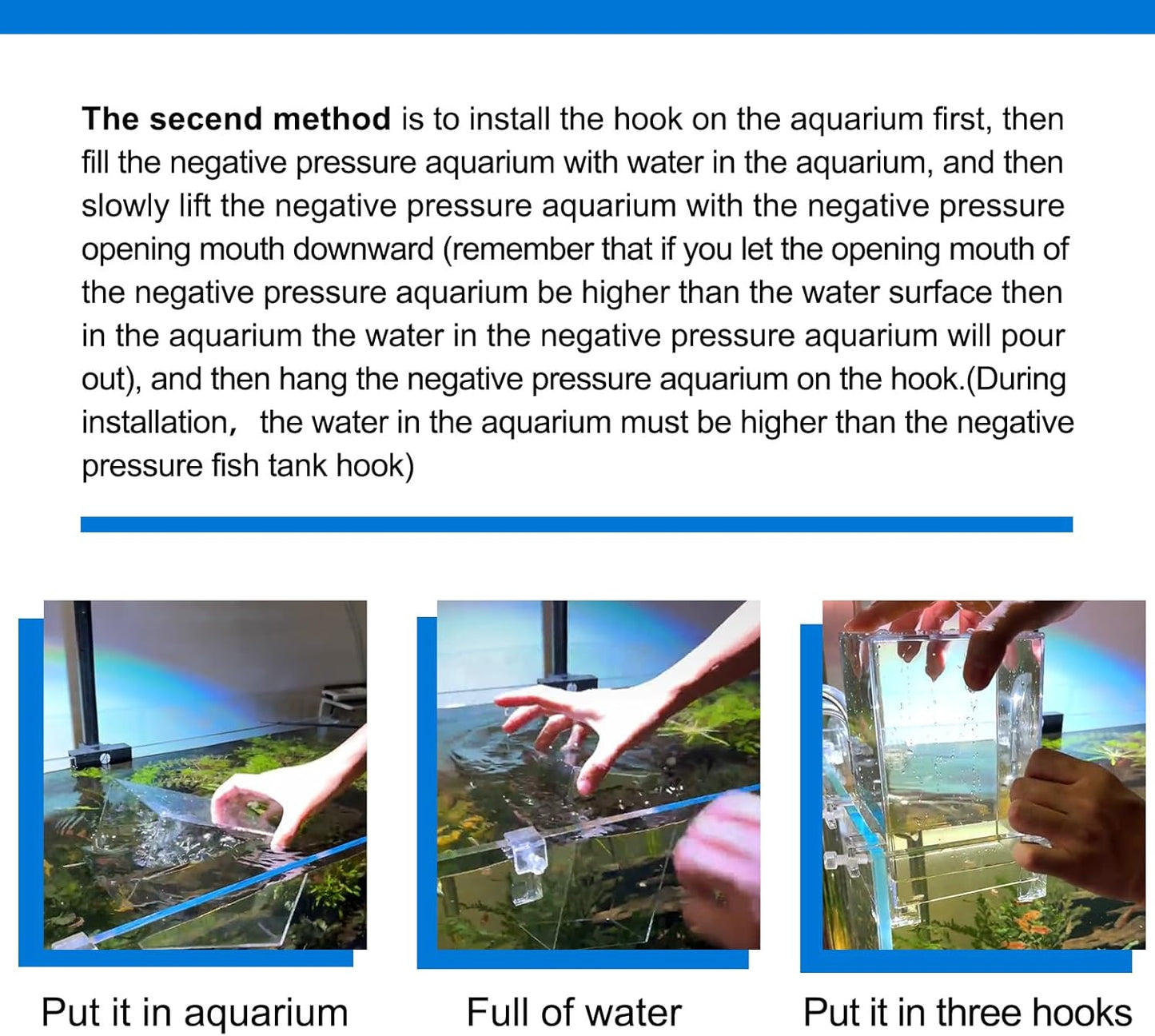 Fish Tank Auto Top Off Negative Pressure Aquarium Water Refill System