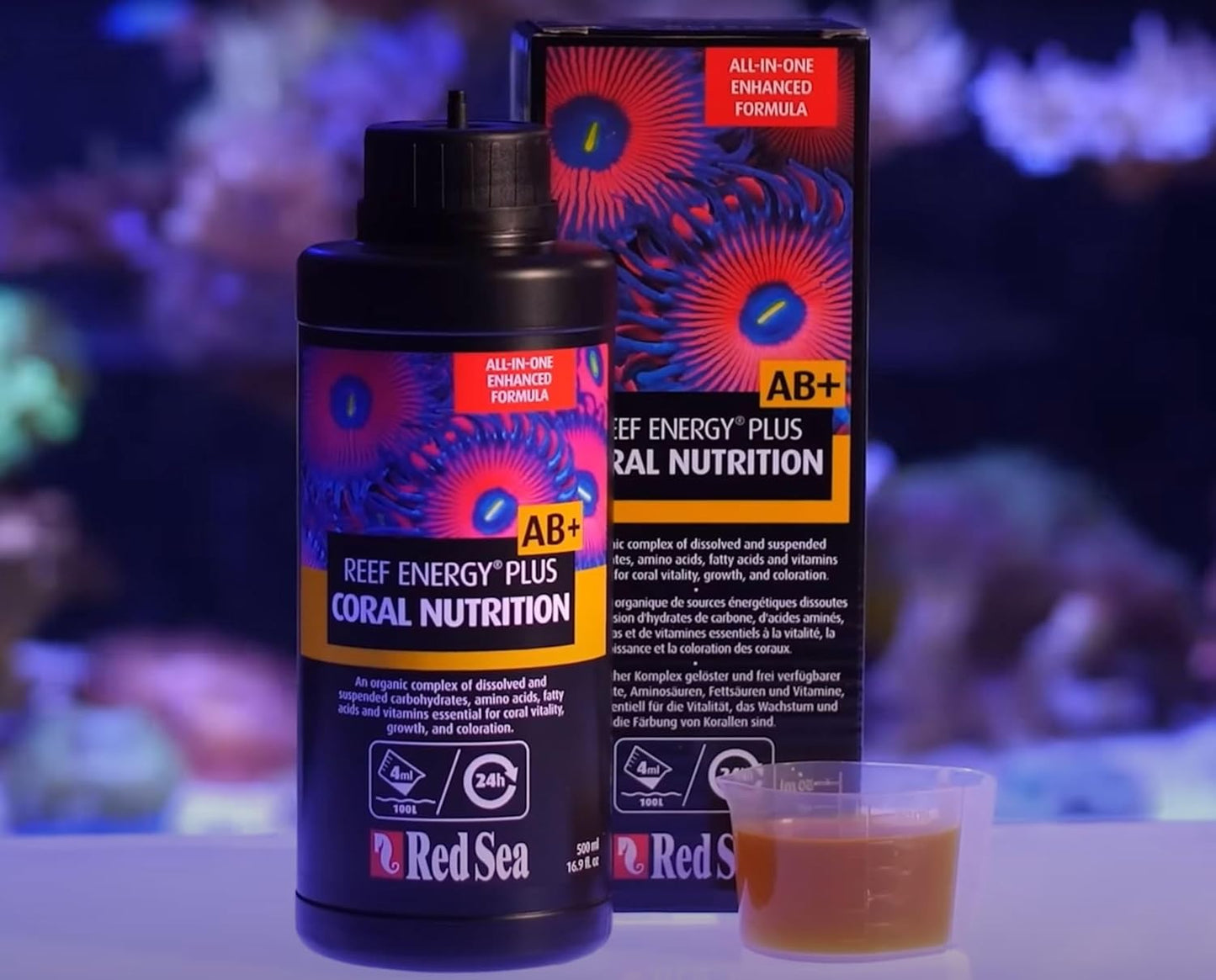 Red Sea Reef Energy Plus AB+ 500 mL All-in-One Coral Food