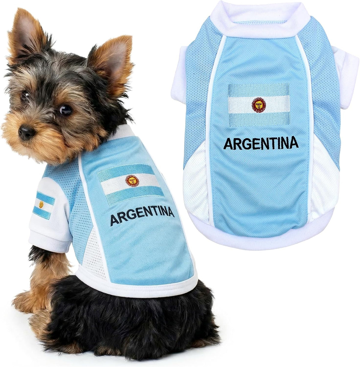 Parisian Pet Soccer Jersey for Dogs – Breathable Mesh Team Jersey, XS–5XL