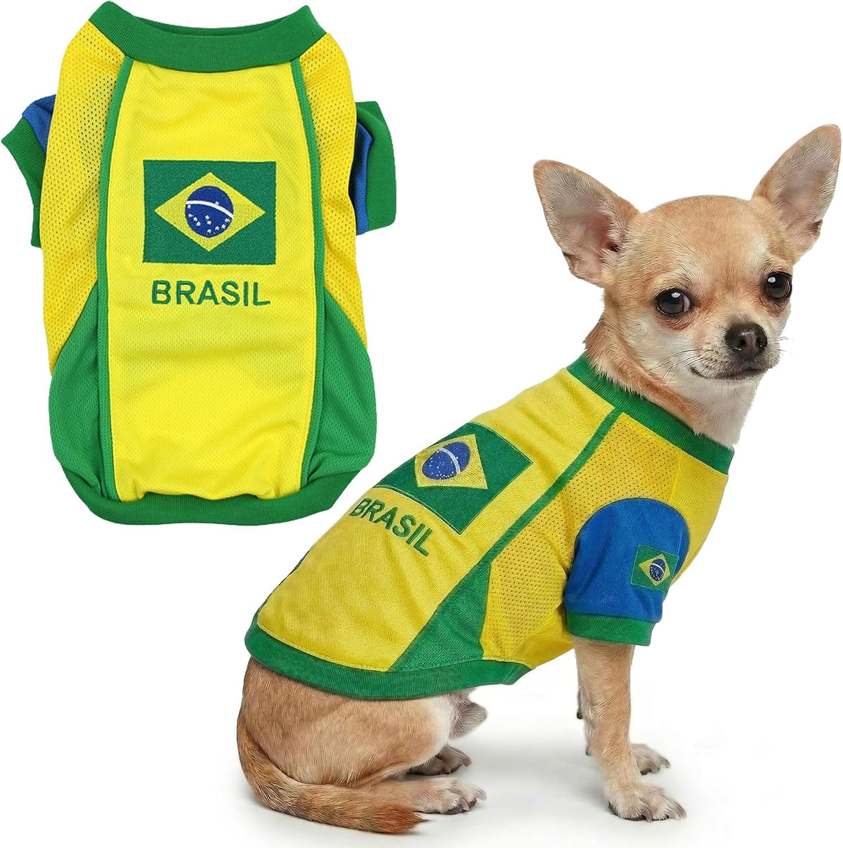 Parisian Pet Soccer Jersey for Dogs – Breathable Mesh Team Jersey, XS–5XL