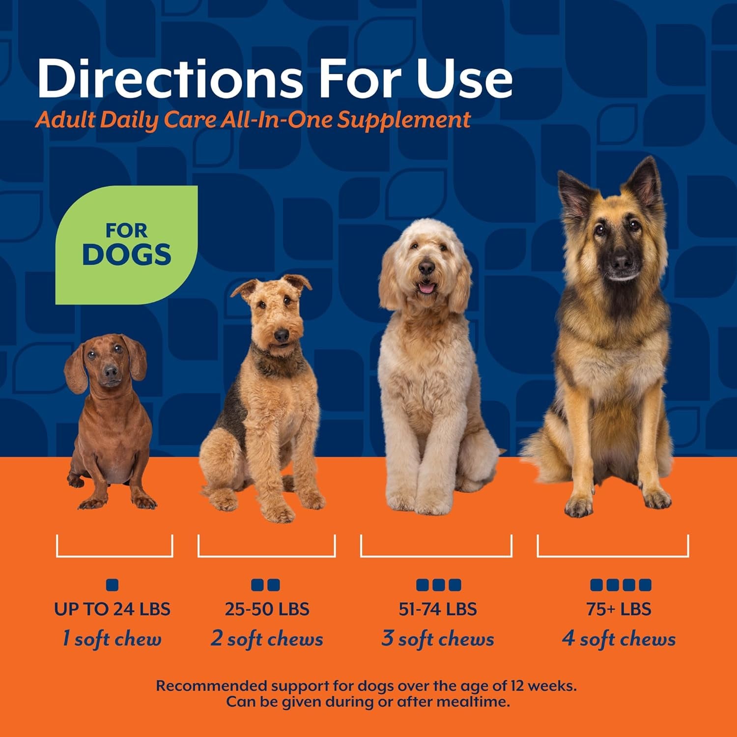Dog Multivitamin Soft Chews 10 in 1 Joint Skin Digestion Immune 60ct