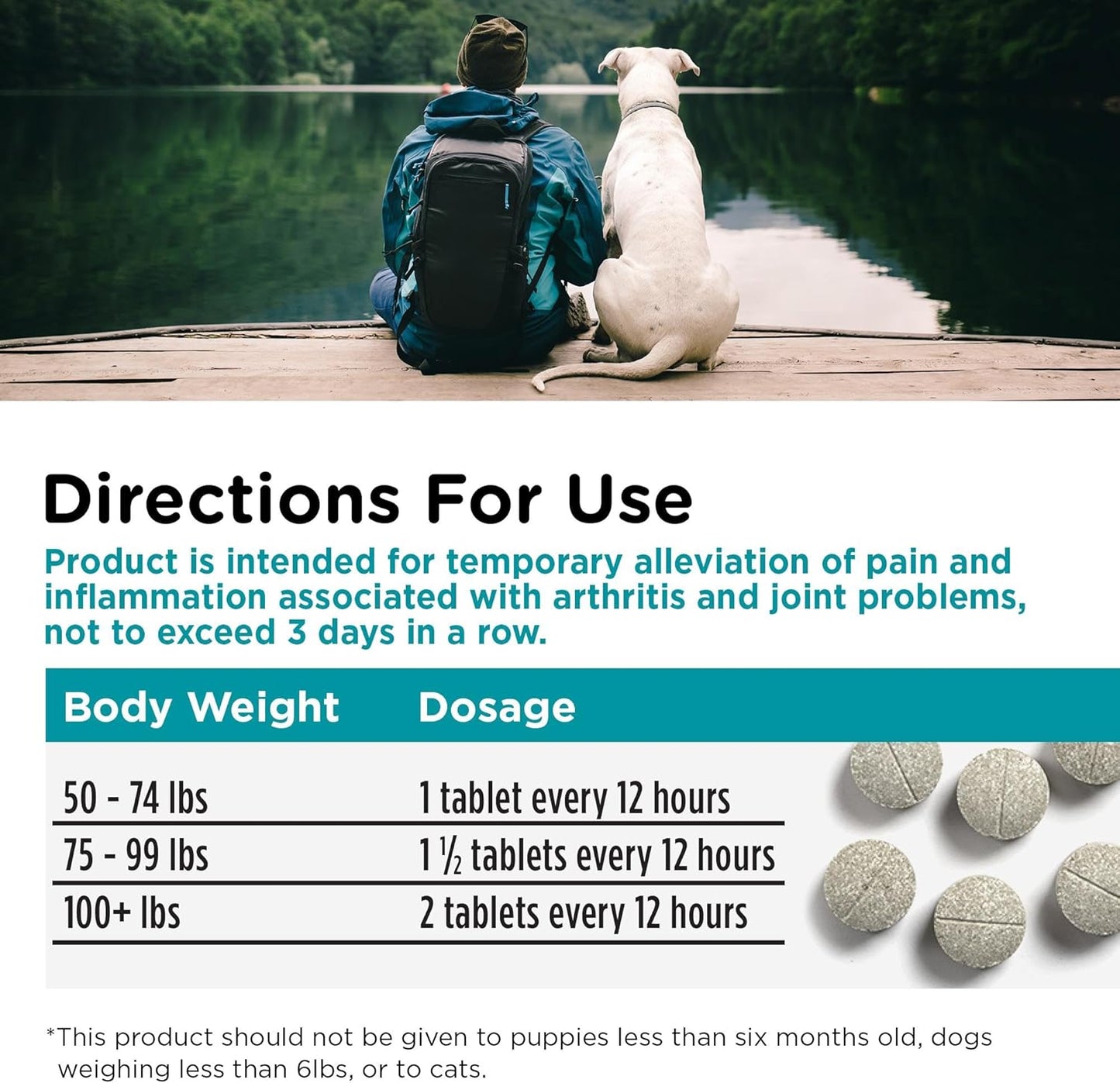 Nutri-Vet Dog Aspirin 300 mg for Large Dogs | Joint & Arthritis Relief