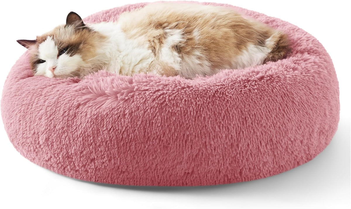 Bedsure Calming Donut Pet Bed – Multiple Sizes & Colors