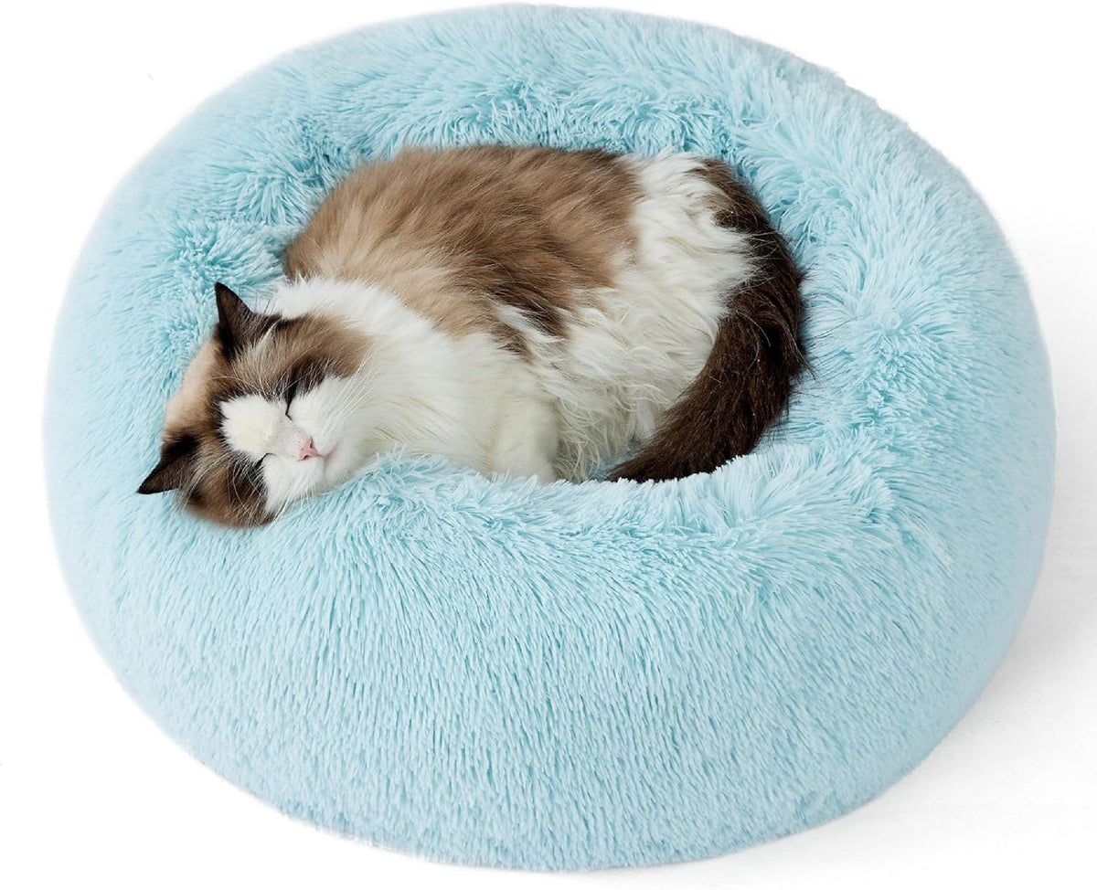 Bedsure Calming Donut Pet Bed – Multiple Sizes & Colors