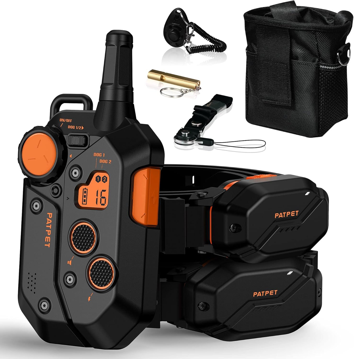 Dog Training Collar Remote Waterproof 3/4 Mile Range Rechargeable