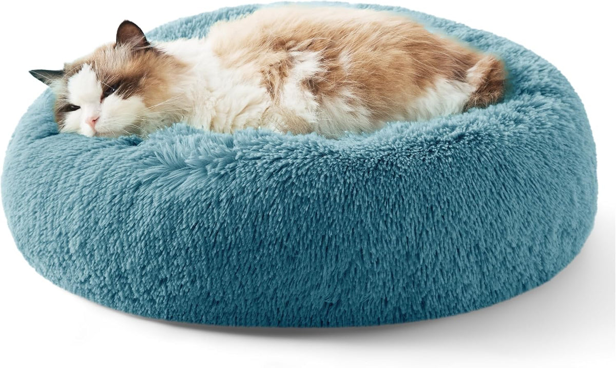 Bedsure Calming Donut Pet Bed – Multiple Sizes & Colors