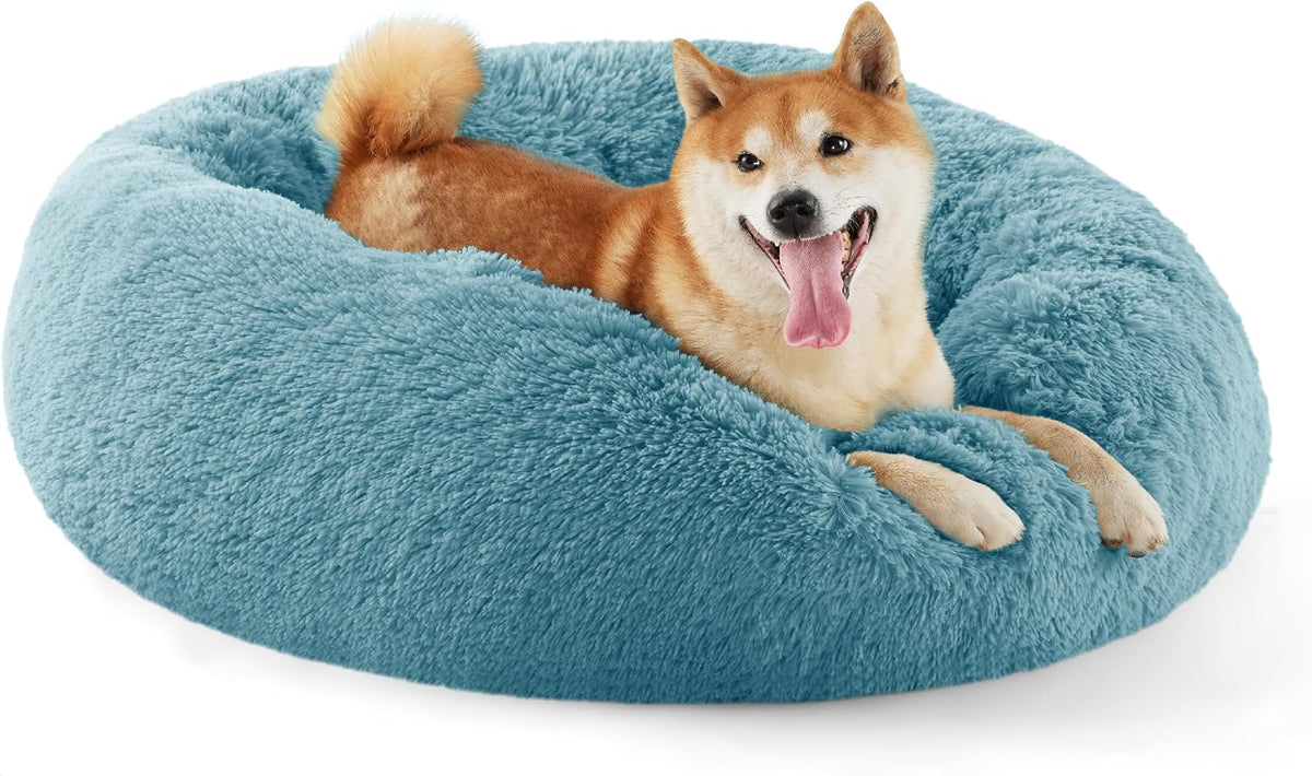 Bedsure Calming Donut Pet Bed – Multiple Sizes & Colors