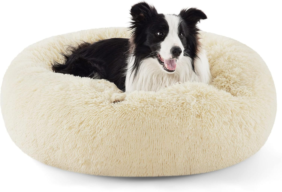 Bedsure Calming Donut Pet Bed – Multiple Sizes & Colors