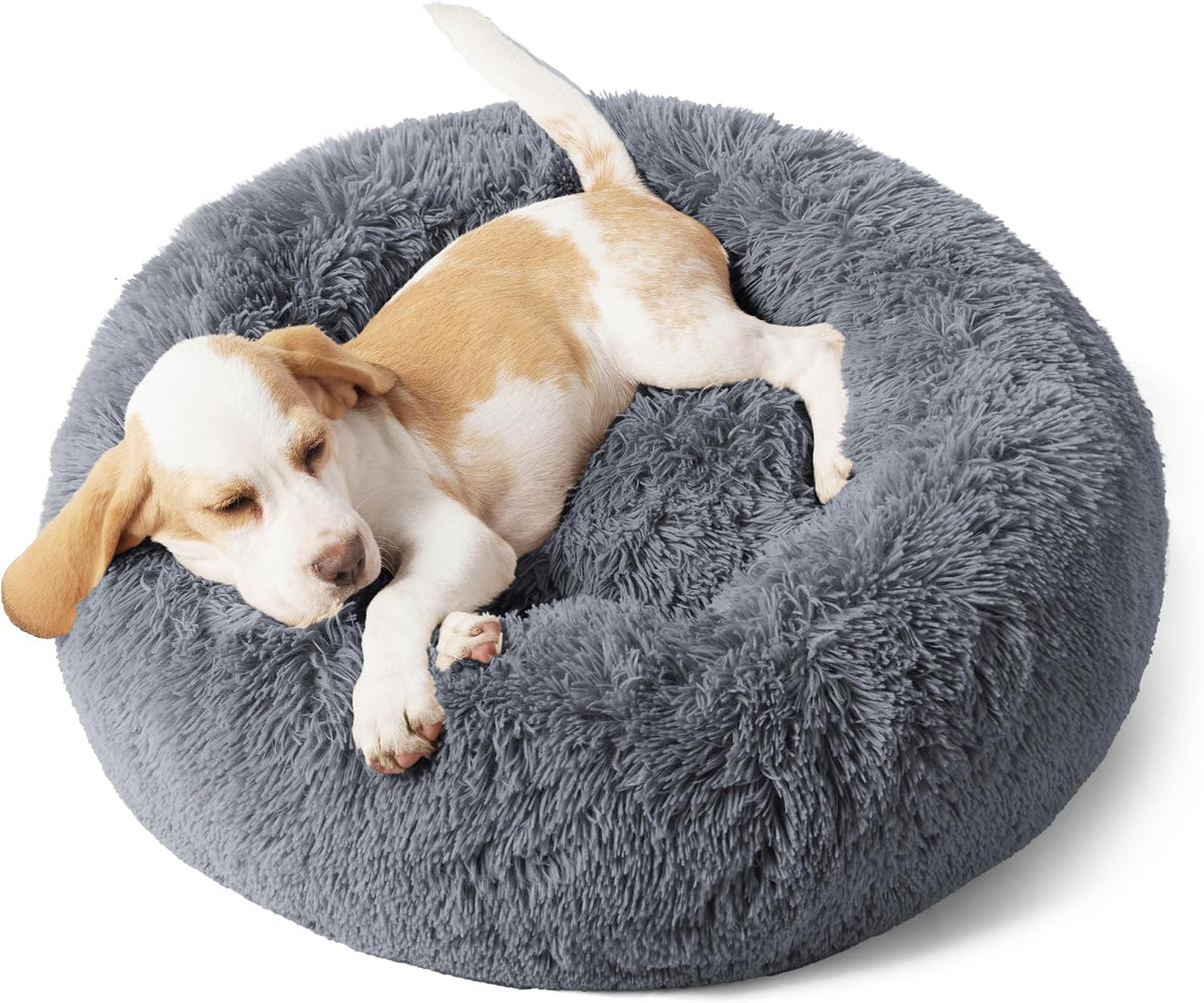 Bedsure Calming Donut Pet Bed – Multiple Sizes & Colors