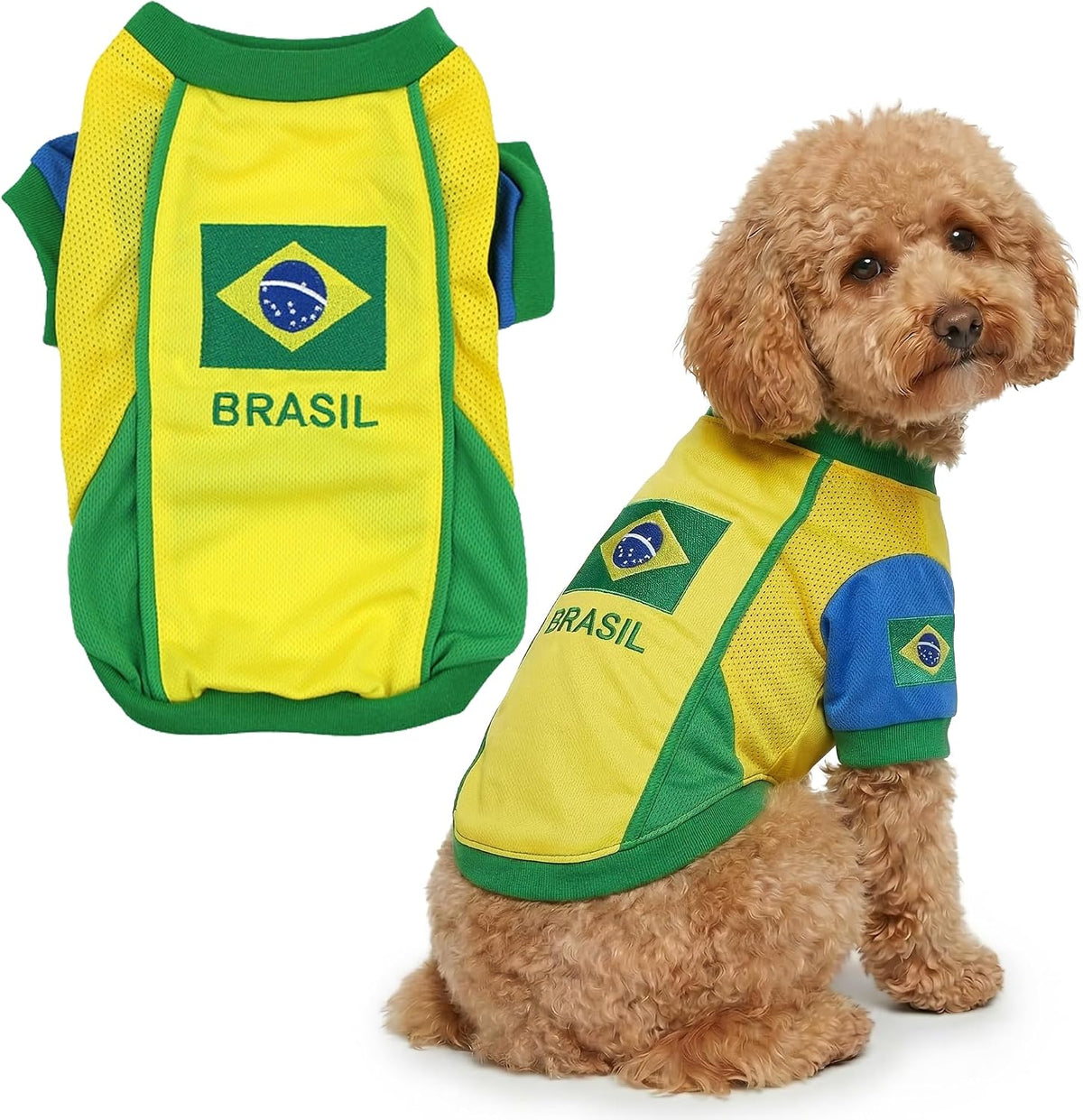 Parisian Pet Soccer Jersey for Dogs – Breathable Mesh Team Jersey, XS–5XL