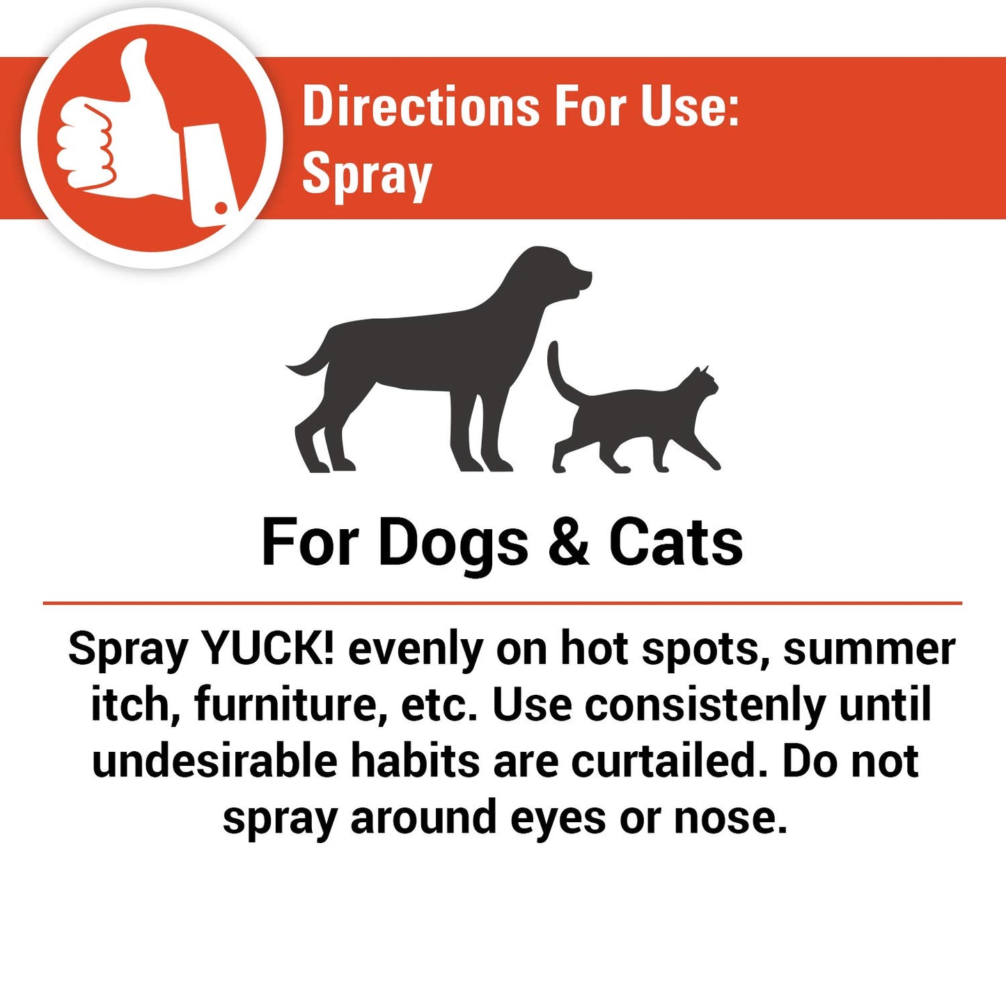 No Chew Spray for Dogs & Cats Bitter Anti Chew Training Spray 8oz
