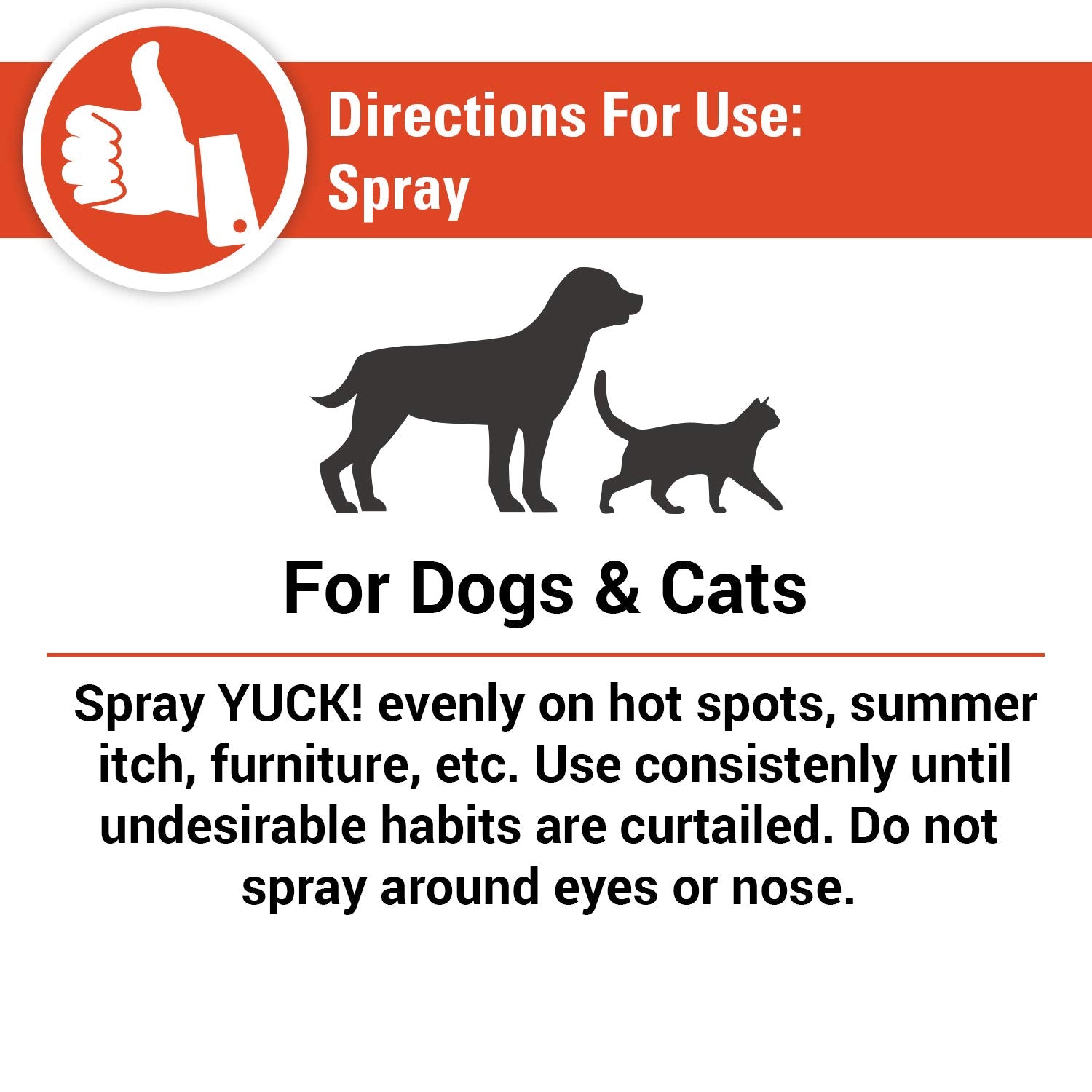No Chew Spray for Dogs & Cats Bitter Anti Chew Training Spray 8oz