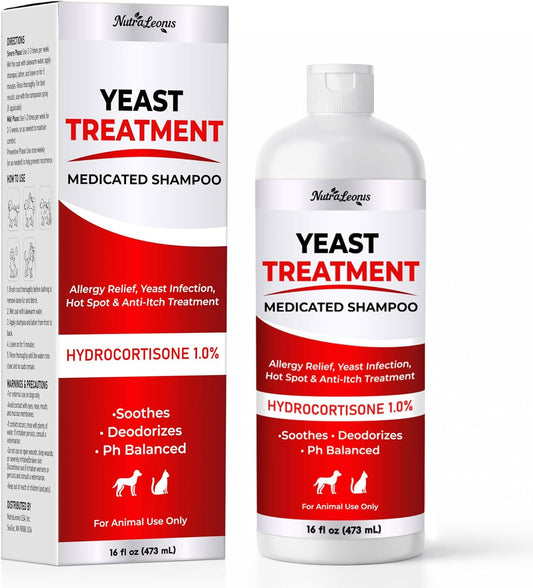 Anti Itch Dog Shampoo Yeast Infection Hot Spot Allergy Relief 16oz Default Title