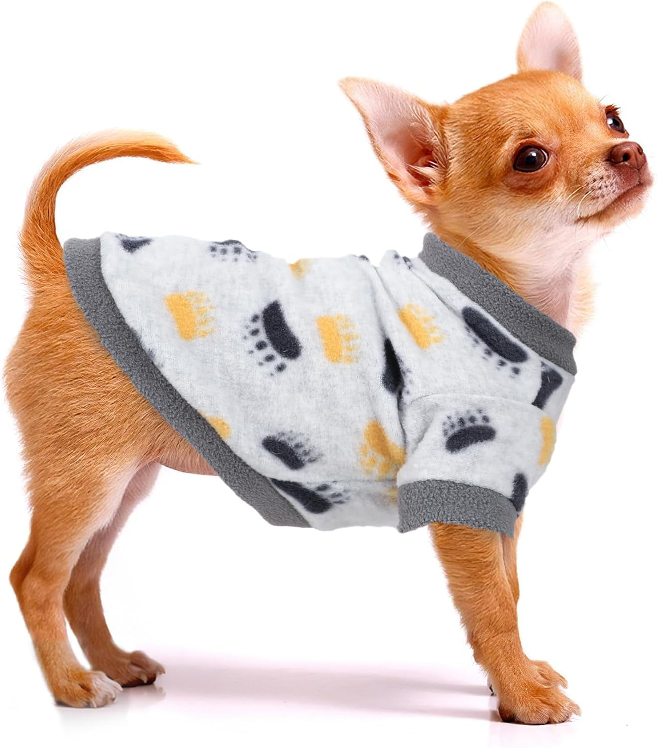 2-Pack Fleece Dog Sweaters for Small Dogs & Puppies, XXS–M