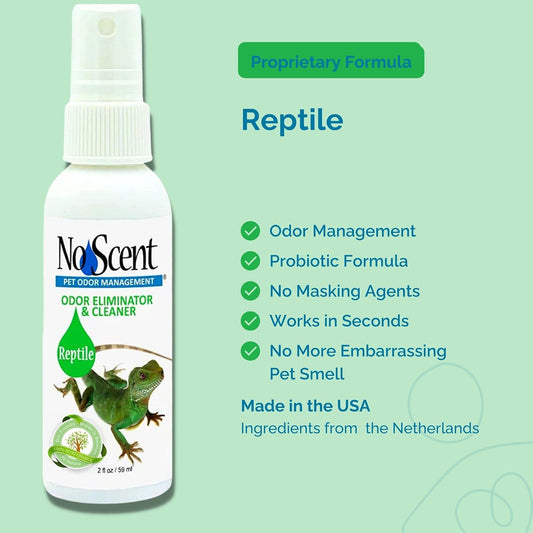 No Scent Probiotic Reptile Tank Cleaner & Odor Spray – 32 oz