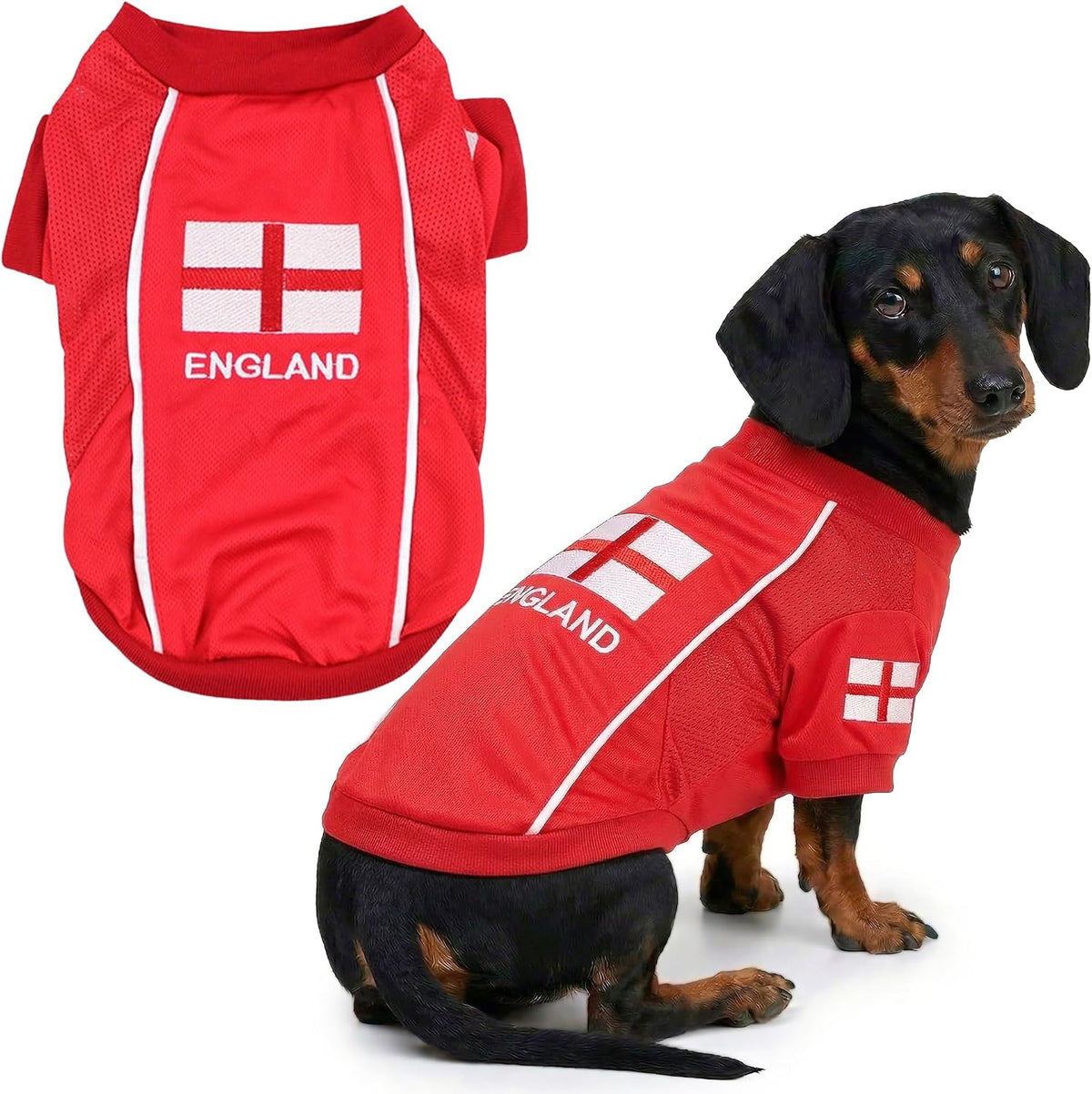 Parisian Pet Soccer Jersey for Dogs – Breathable Mesh Team Jersey, XS–5XL
