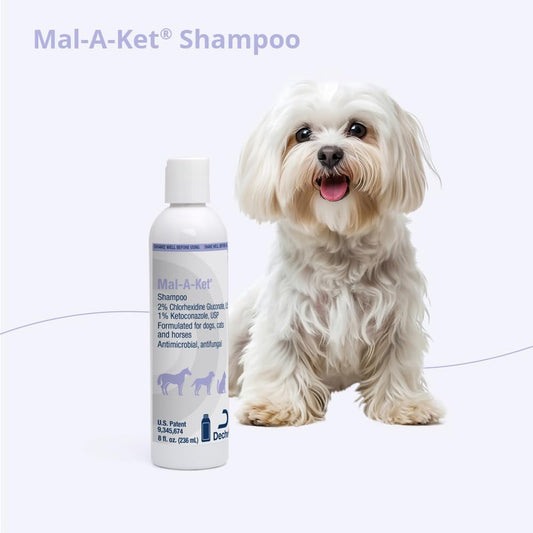 Mal-A-Ket Keto Shampoo for Dogs Cats Skin & Coat Cleanser 8oz