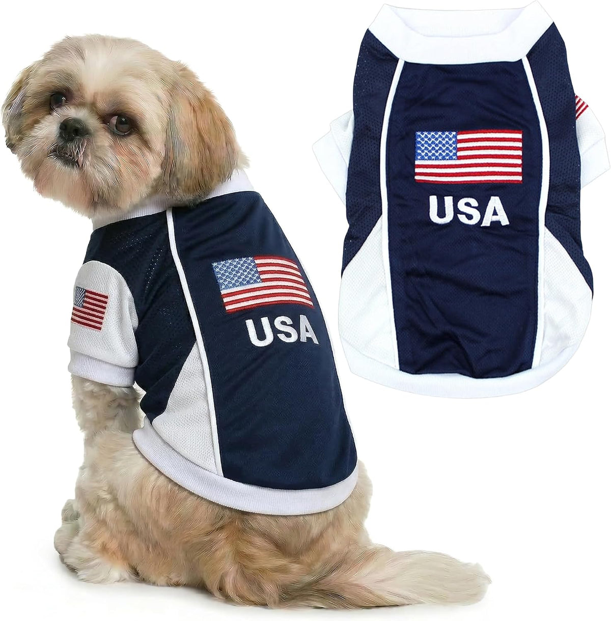Parisian Pet Soccer Jersey for Dogs – Breathable Mesh Team Jersey, XS–5XL