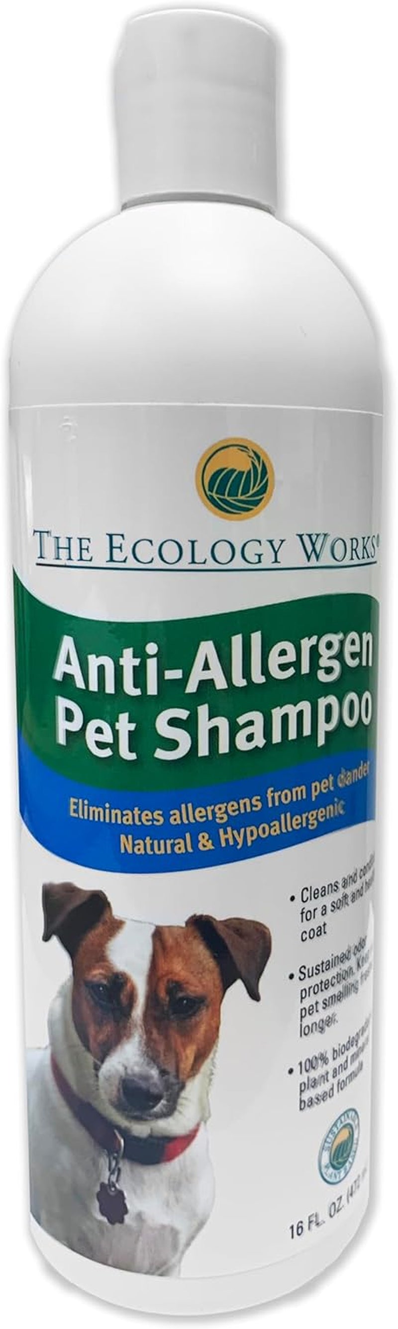 Anti Allergen Pet Shampoo Dog Cat Dander Remover Sensitive Skin 16oz 16 Oz