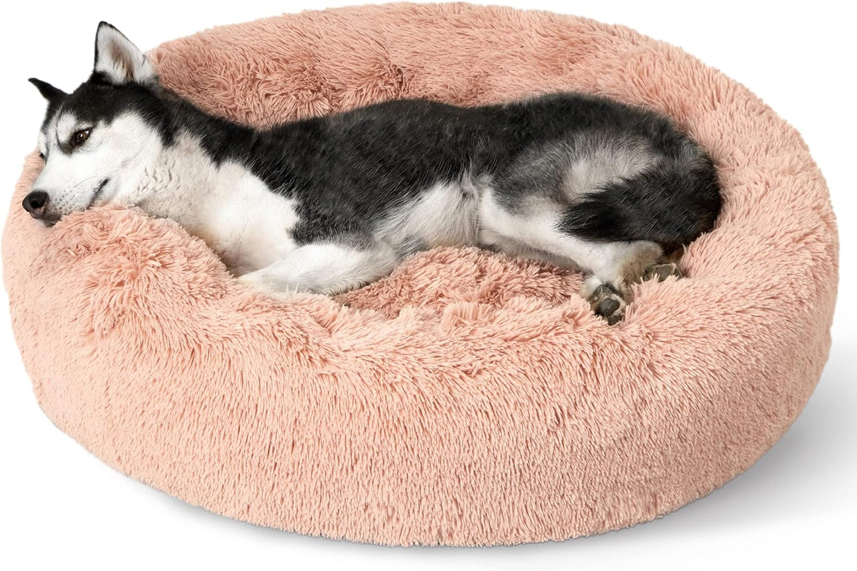 Bedsure Calming Donut Pet Bed – Multiple Sizes & Colors