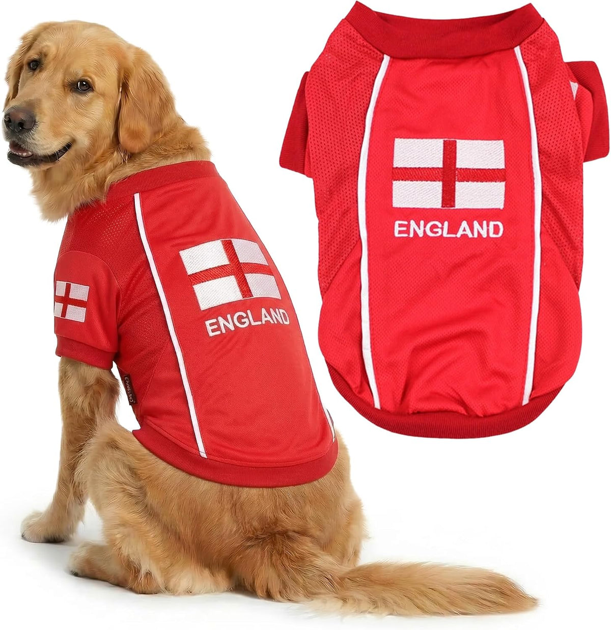 Parisian Pet Soccer Jersey for Dogs – Breathable Mesh Team Jersey, XS–5XL