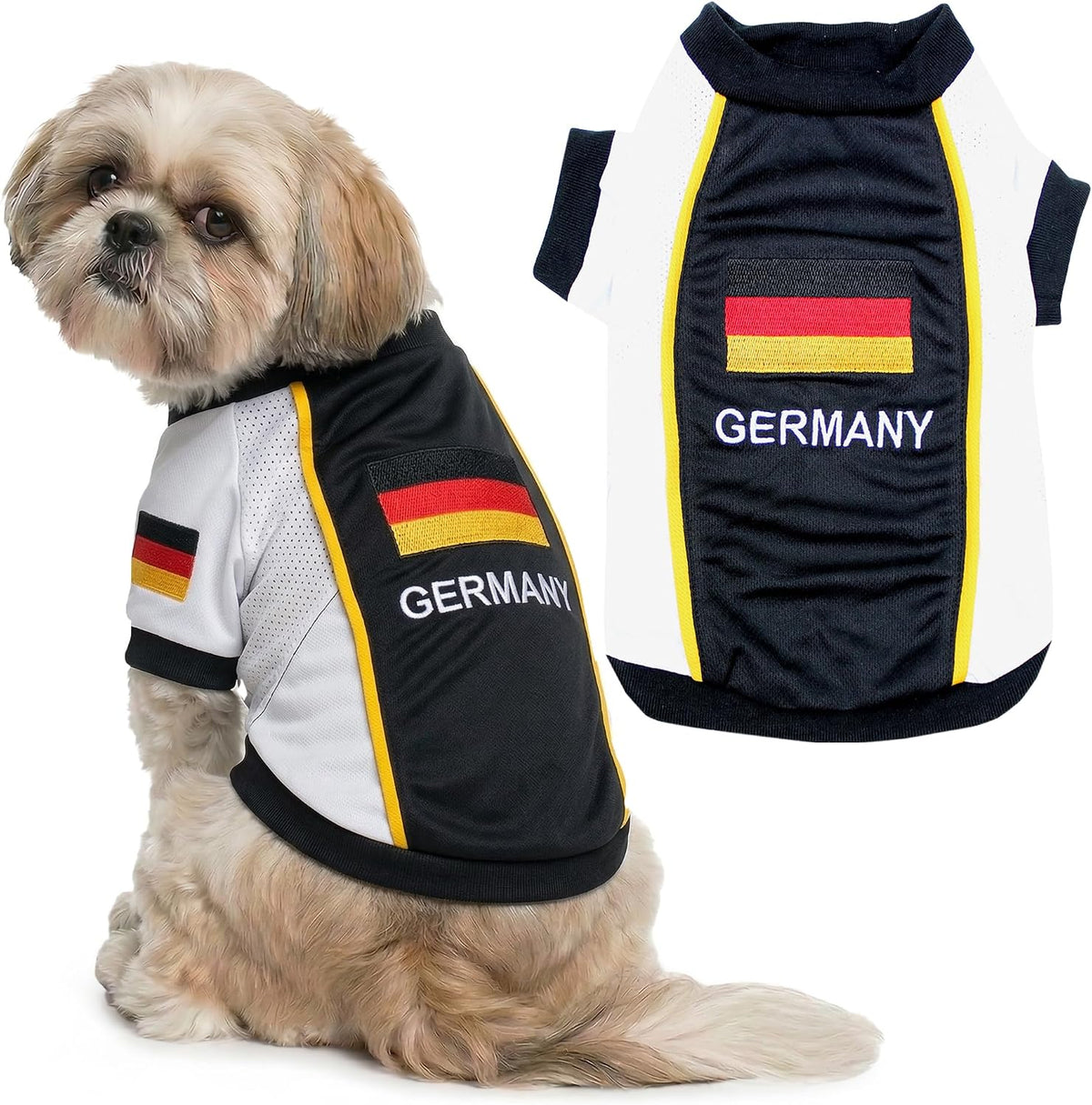 Parisian Pet Soccer Jersey for Dogs – Breathable Mesh Team Jersey, XS–5XL
