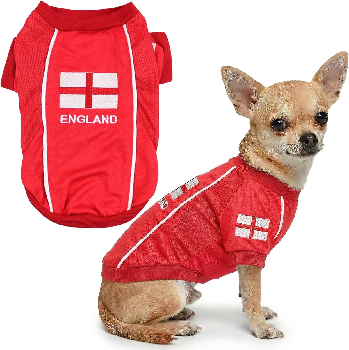 Parisian Pet Soccer Jersey for Dogs – Breathable Mesh Team Jersey, XS–5XL