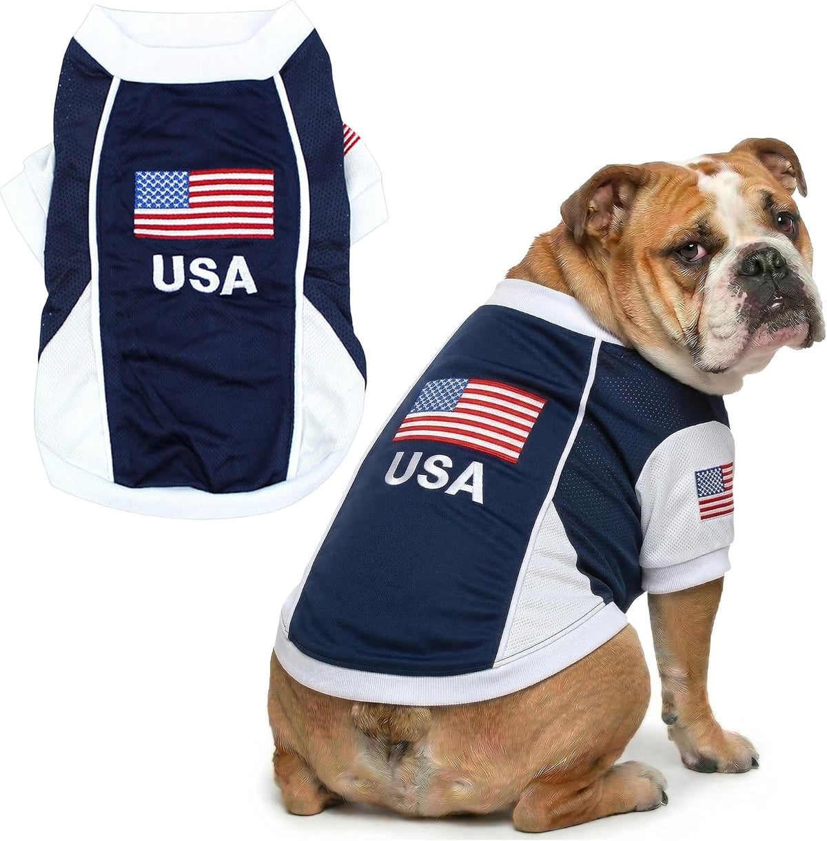 Parisian Pet Soccer Jersey for Dogs – Breathable Mesh Team Jersey, XS–5XL