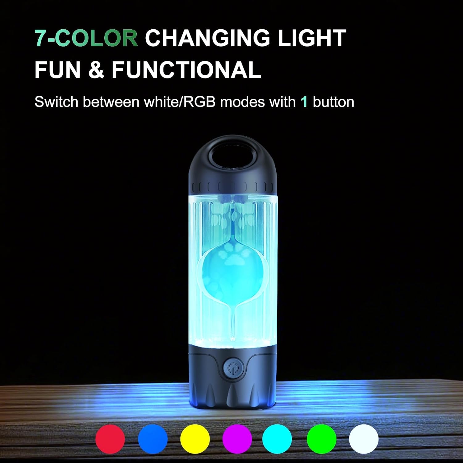 Dog Poop Bag Holder LED Flashlight USB C Waterproof Dispenser 30 Bags