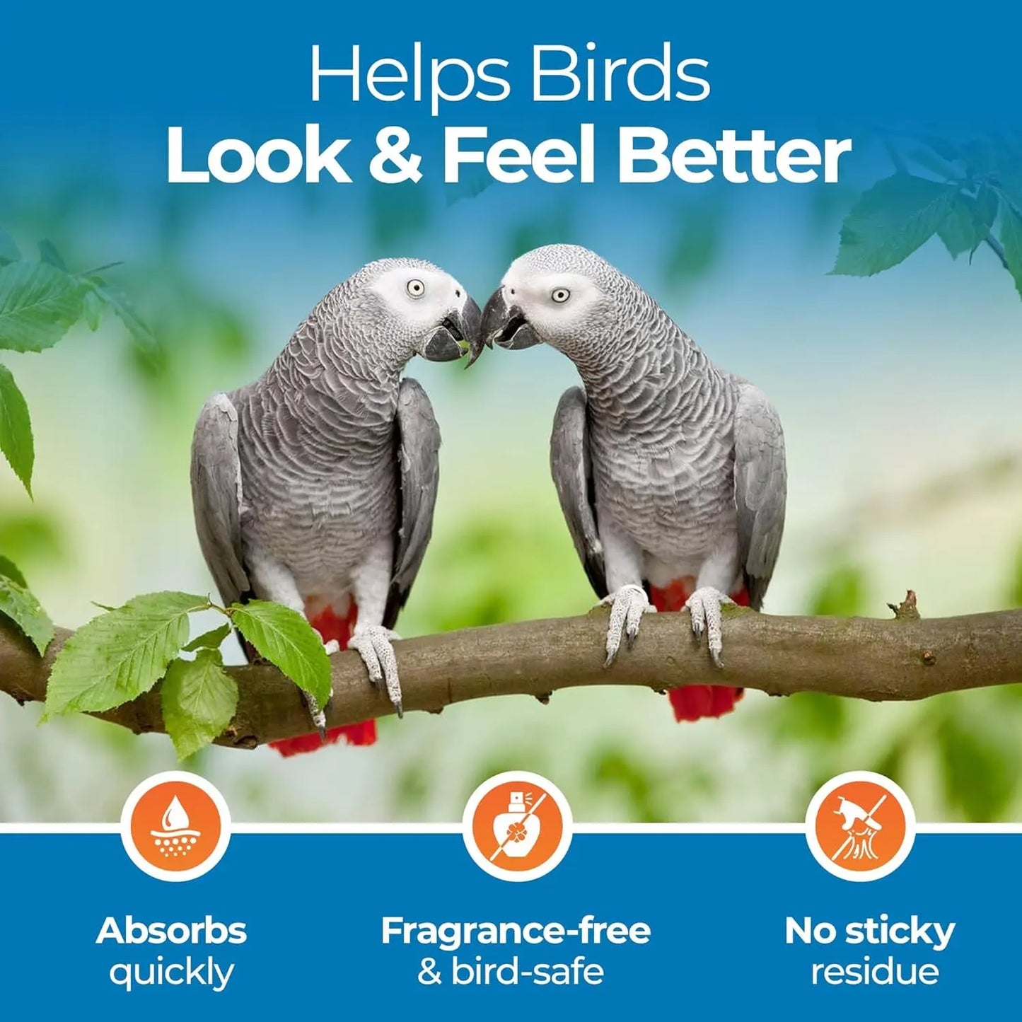 Aloe Vera Bird Spray for All Birds, Soothing Feather & Skin Mist, 8 oz