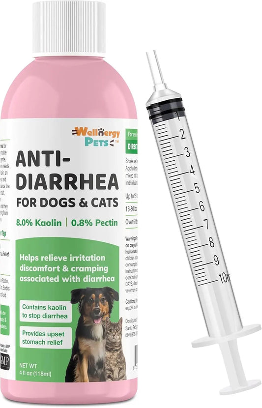 Anti Diarrhea Liquid for Dogs - Dog Diarrhea Relief with Kaolin (4 Oz.) Default Title