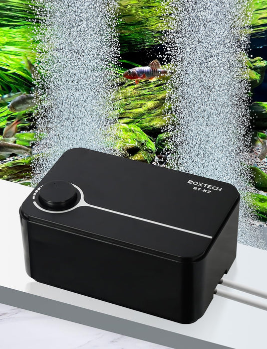 Aquarium Air Pump 5W 10W Ultra Quiet Dual Outlet Fish Tank Bubbler Aerator