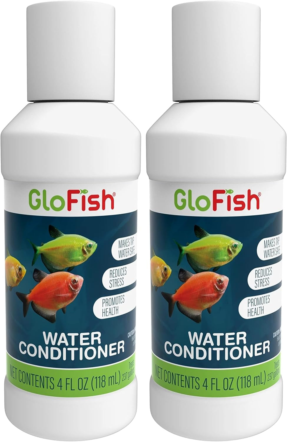 Aquarium Water Conditioner GloFish Tap Water Treatment Chlorine Remover 4oz 2Pk 4 Fz (Pack Of 2)