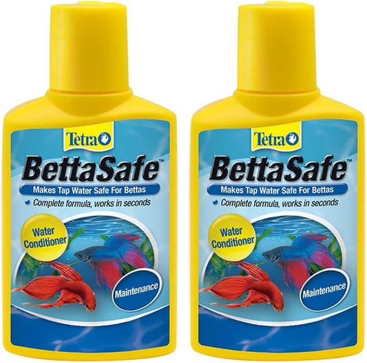 Betta Water Conditioner Tetra Aquarium Chlorine Chloramine Remover 50ml 2 Pack Golds Yellows 1.69-Ounce, 50-Ml (Pack Of 2)