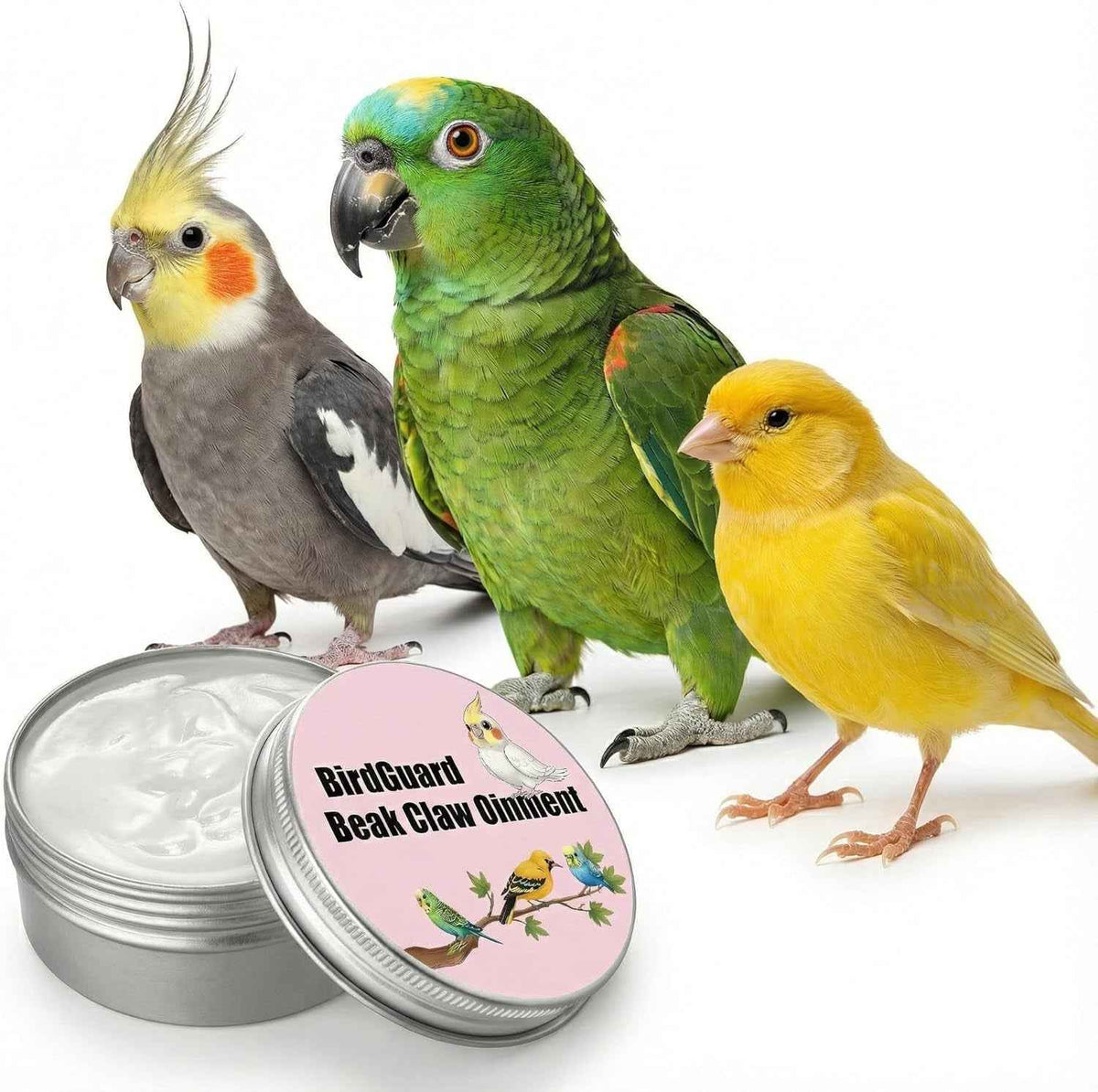 Bird Beak Claw Moisturizer Balm Parrot Budgie Cockatiel Dry Beak Repair 2.5oz