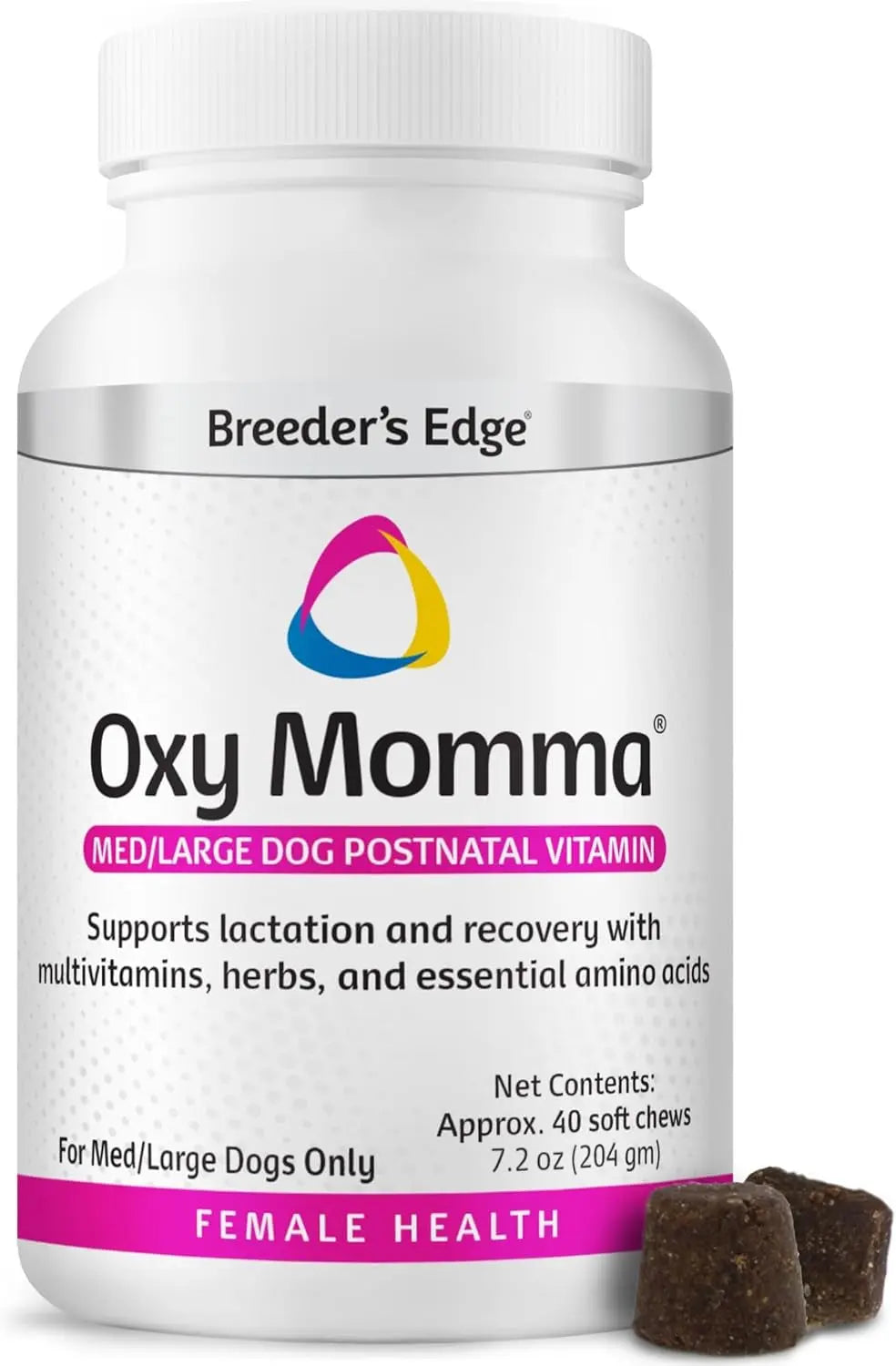 Postnatal Soft Chews for Lactating Dogs & Cats, Breeder Support, 40 Ct 40Ct Medium Large Dog